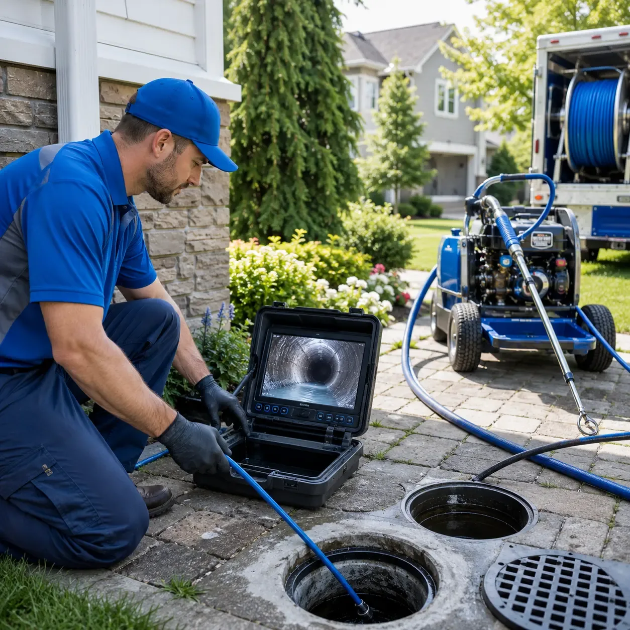 Outdoor drain cleaning professionals serving Allenport, PA