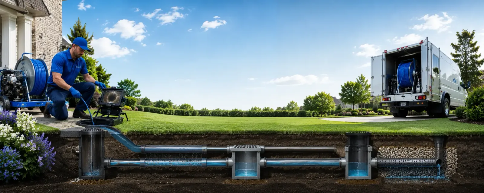 Outdoor drain cleaning information for Allenport, PA